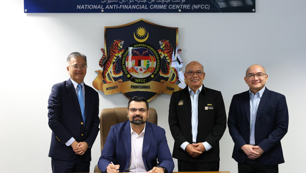 COURTESY VISIT OF TRANSPARENCY INTERNATIONAL MALAYSIA (TI-M) TO THE NATIONAL ANTI-FINANCIAL CRIME  CENTRE (NFCC)